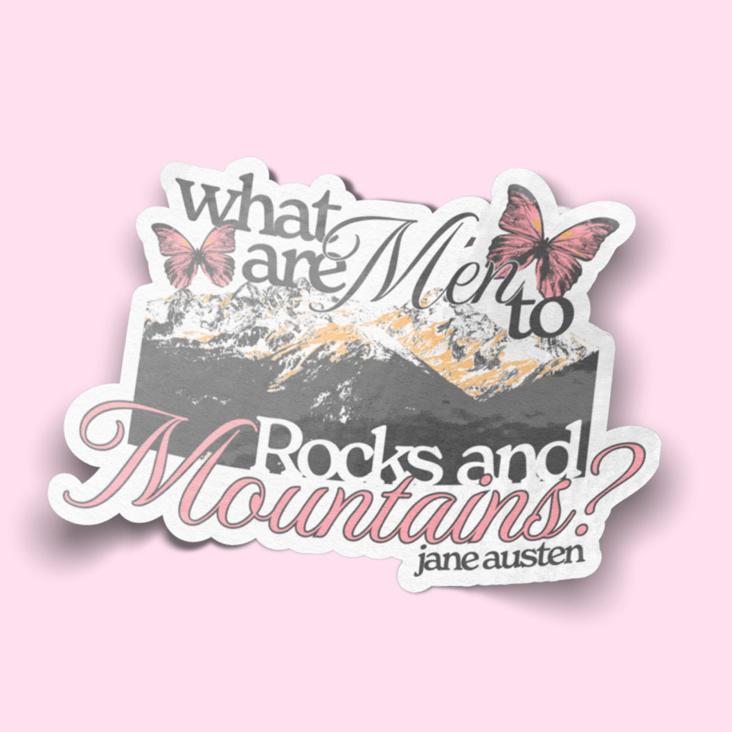 Rocks and Mountains Sticker