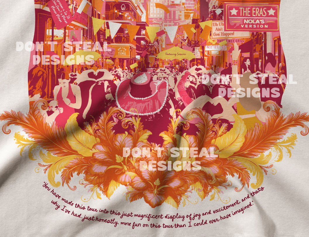 New Orleans Eras Night Two Bourbon Street Tee