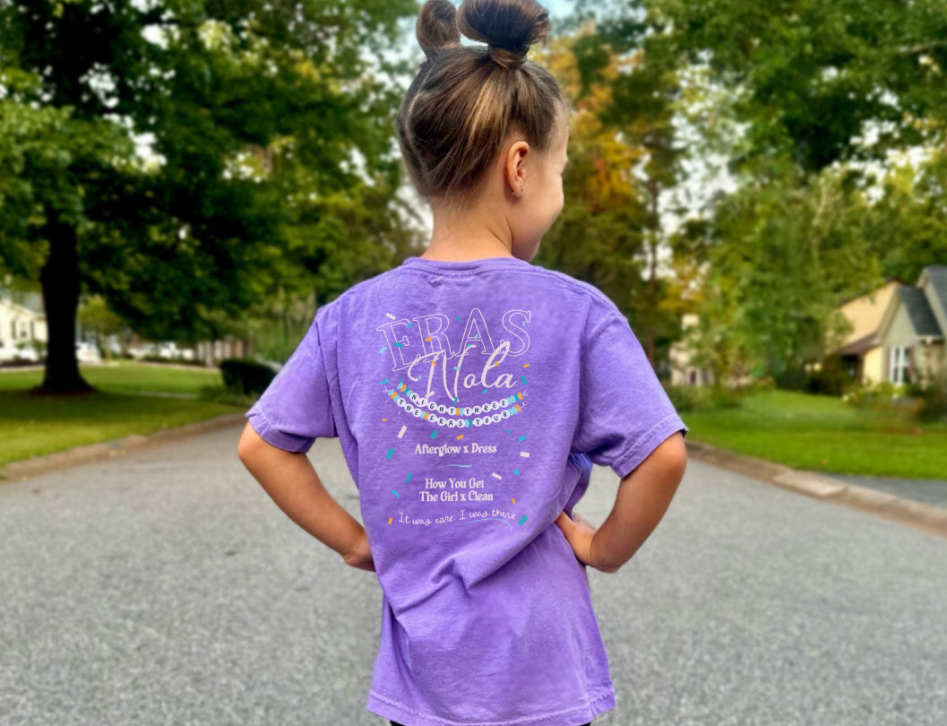 Kid's New Orleans Eras Night Three Bourbon Street Tee