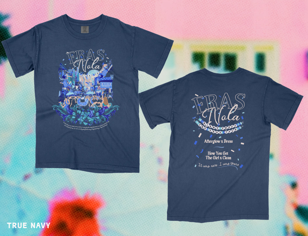 Kid's New Orleans Eras Night Three Bourbon Street Tee