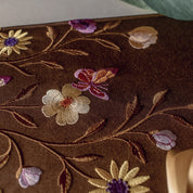 Time, Curious Time Embroidered Scrapbook Journal