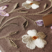 Time, Curious Time Embroidered Scrapbook Journal