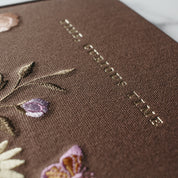 Time, Curious Time Embroidered Scrapbook Journal