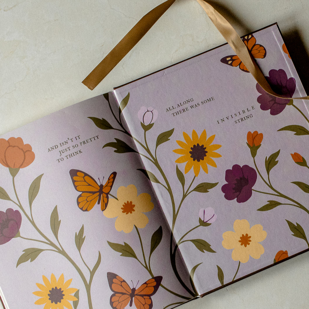 Time, Curious Time Embroidered Scrapbook Journal