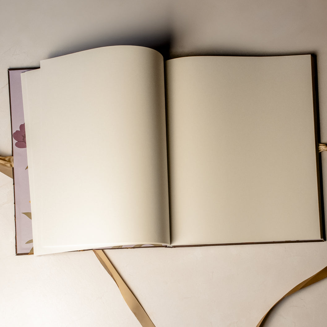 Time, Curious Time Embroidered Scrapbook Journal