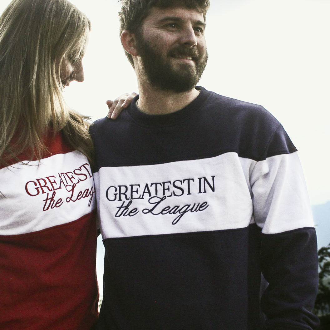 Navy Game Day Classic Varsity Crewneck