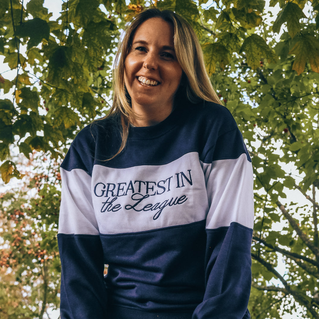 Navy Game Day Classic Varsity Crewneck