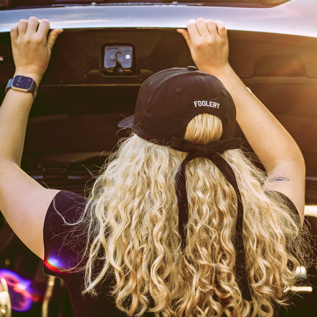 Tailgate Club Black Bow Hat