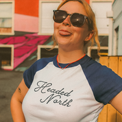 Headed North Raglan Baby Tee