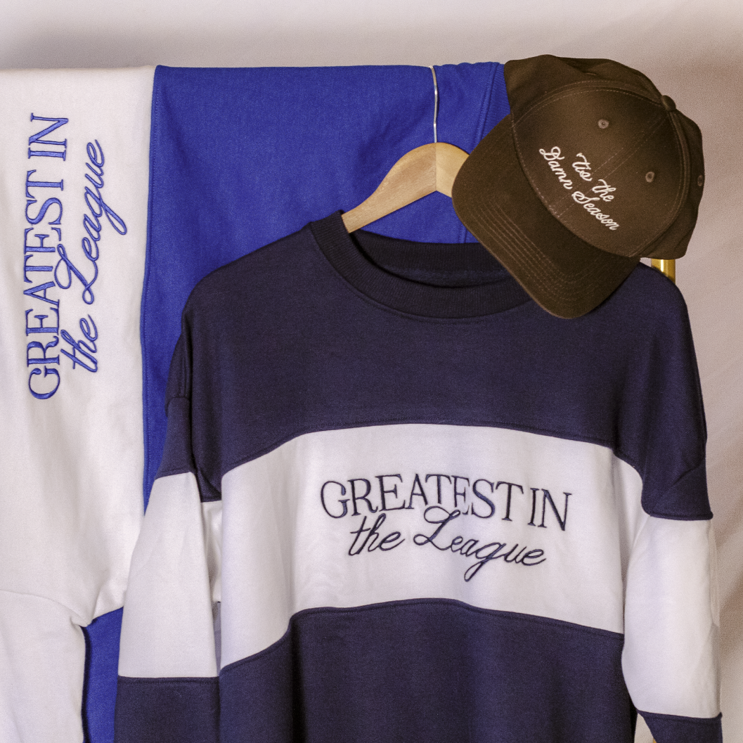Navy Game Day Classic Varsity Crewneck
