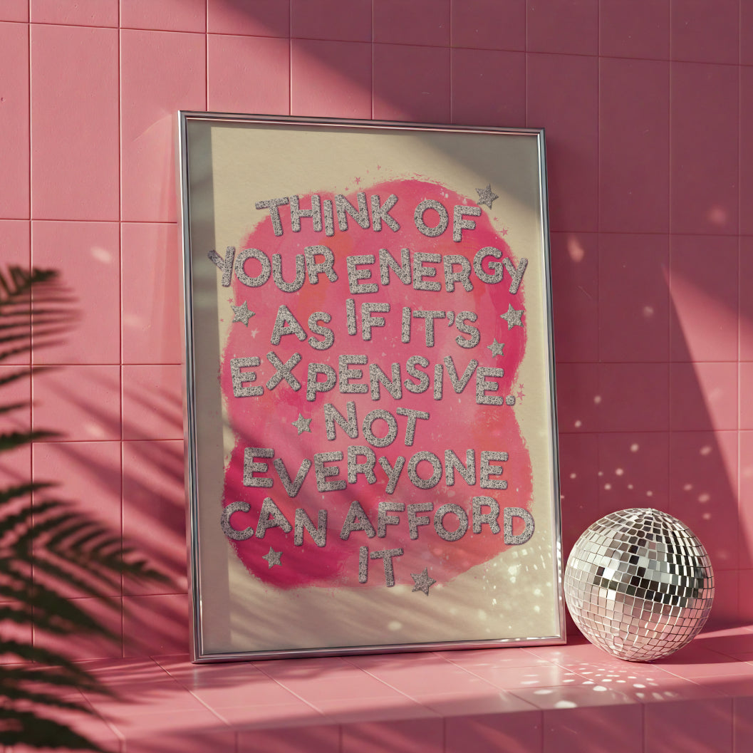 Expensive Energy Poster