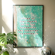 Beach Beads Poster