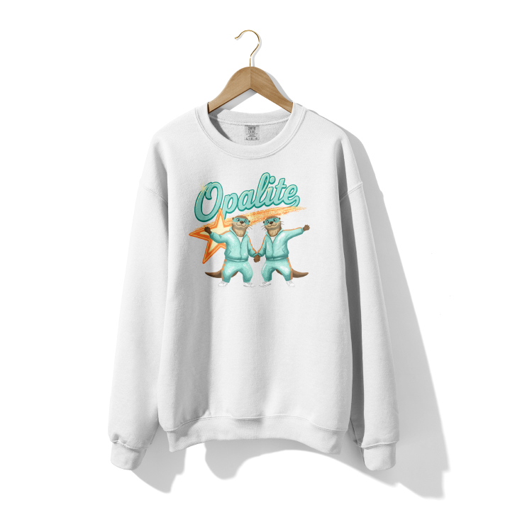 Otters in Opalite Crewneck