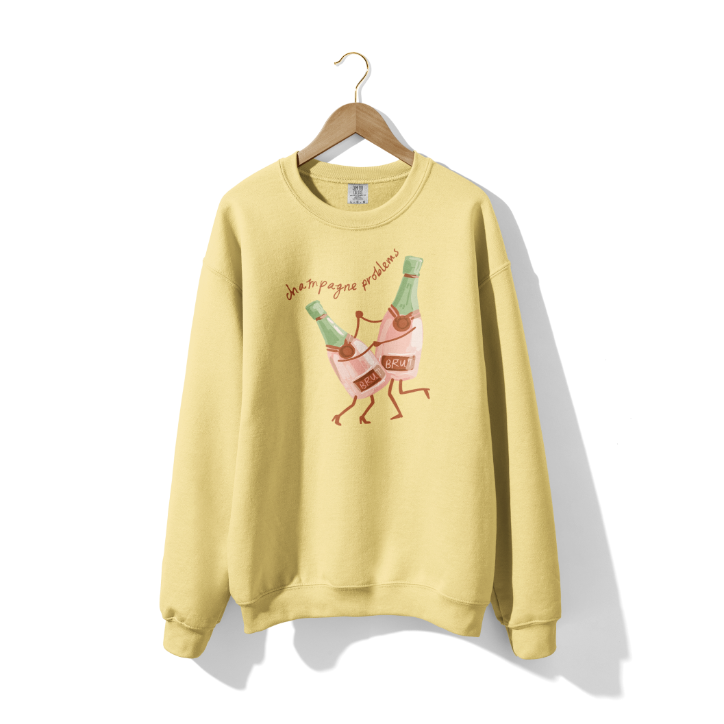 Champagne Problems Lightweight Crewneck