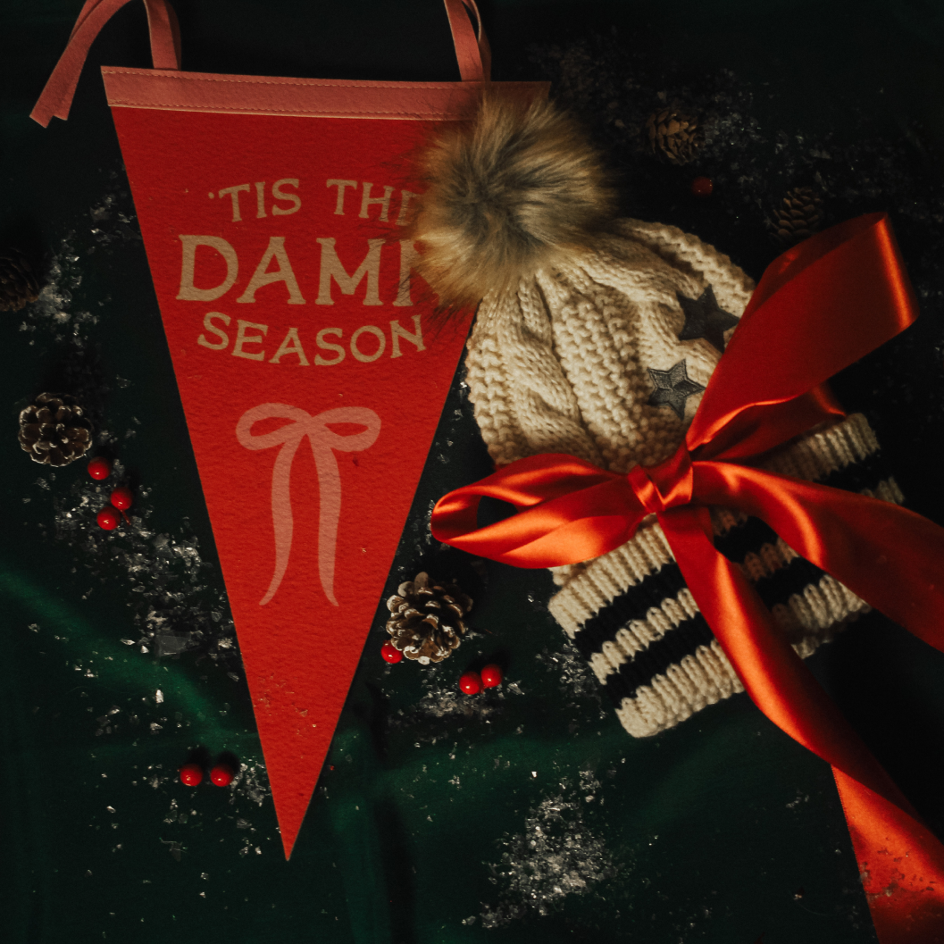 Tis The Damn Season Holiday Pennant
