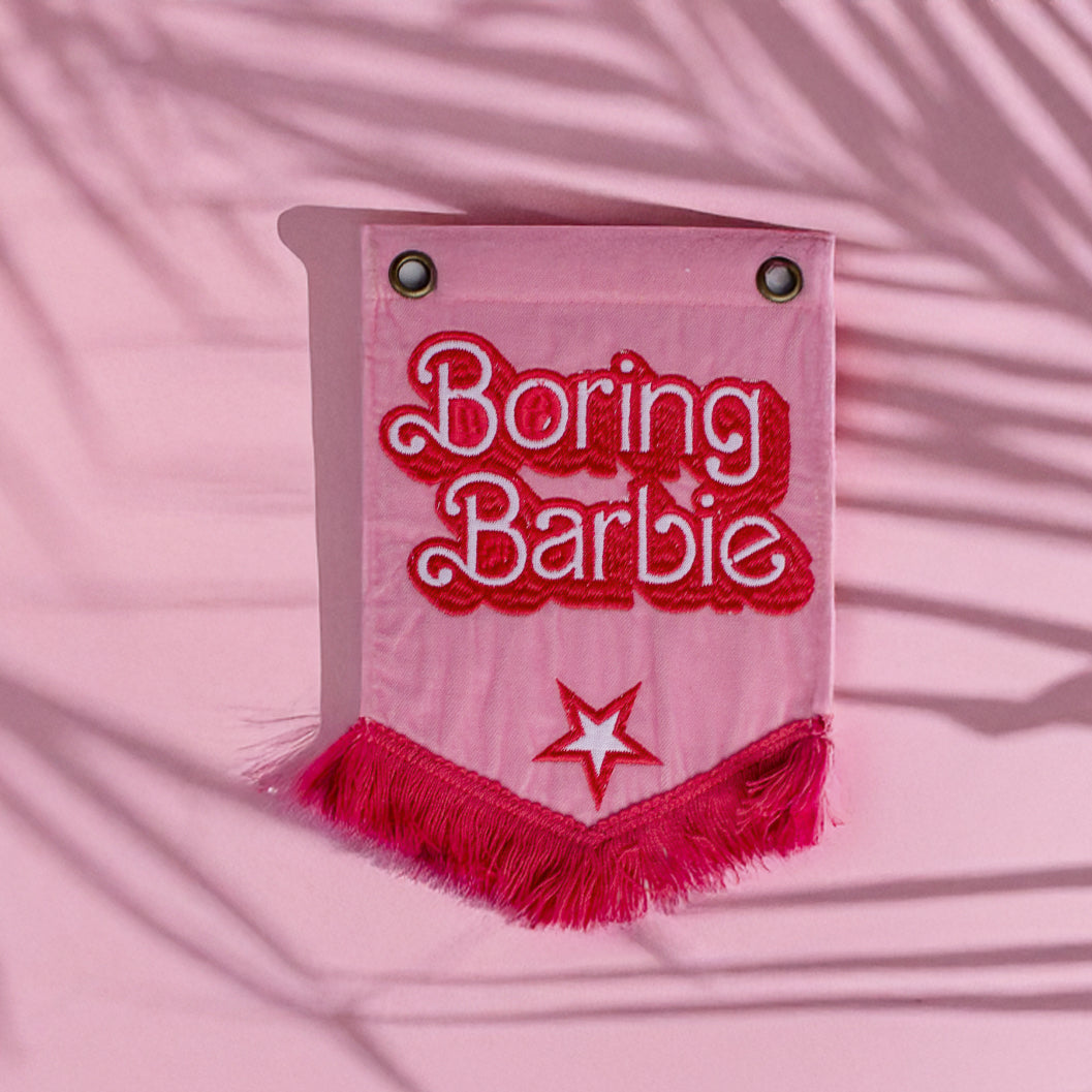 Boring Barbie Tassel Pennant
