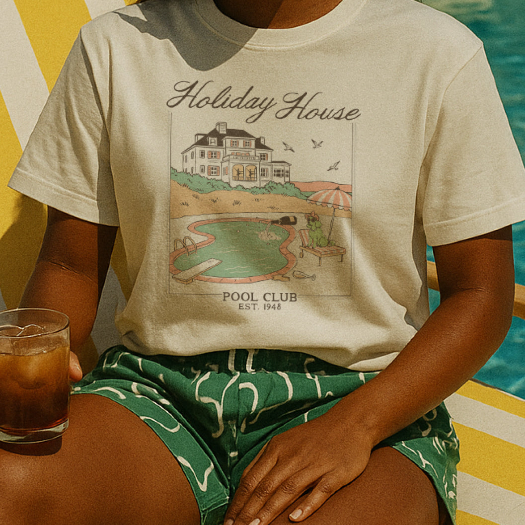 Holiday House Pool Club Crop Top