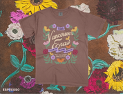 Vancouver Eras Tour Floral Surprise Song Piano Comfort Colors Tee