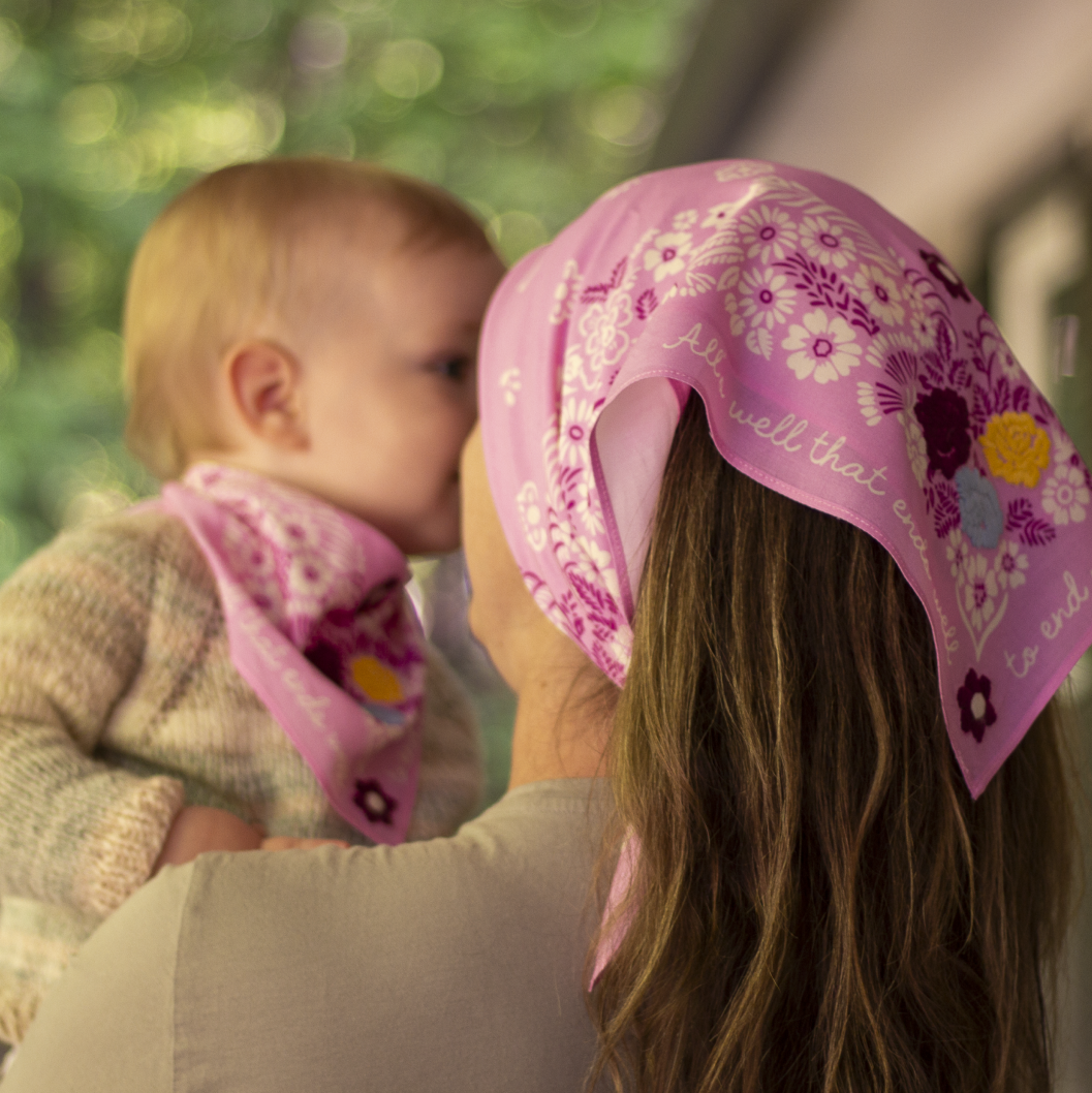Embroidered All's Well That Ends Well Bandana