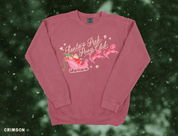 Santa's Pink Pony Club Crewneck