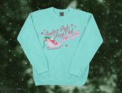Santa's Pink Pony Club Crewneck