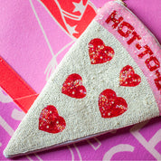 Hot-To-Go Beaded Pizza Purse