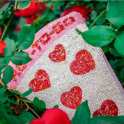 Hot-To-Go Beaded Pizza Purse