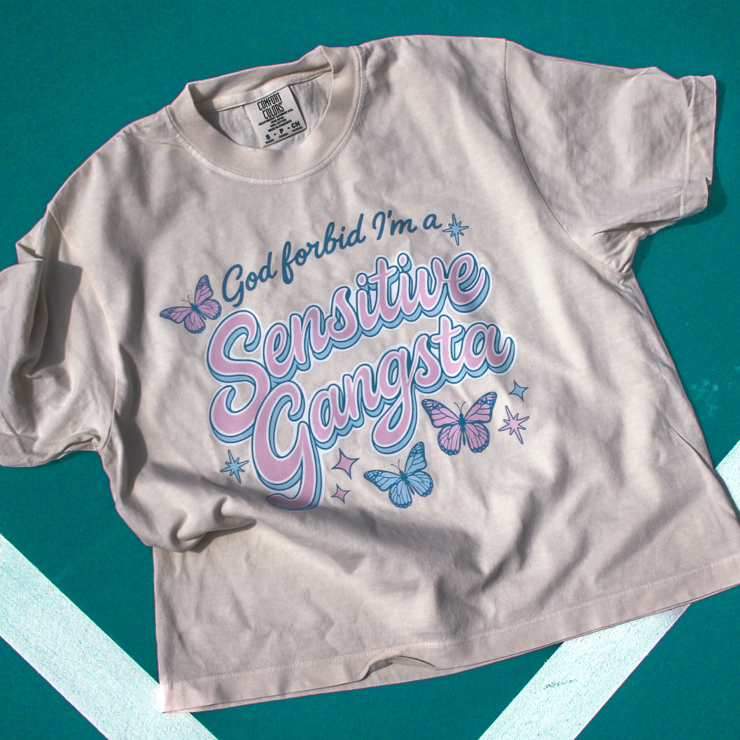 Sensitive Gangsta Crop Top