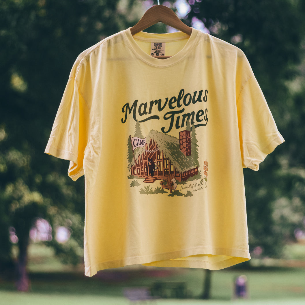 Camp Marvelous Times Crop Top