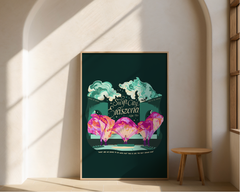 Emerald Night Two Glendale Eras Poster