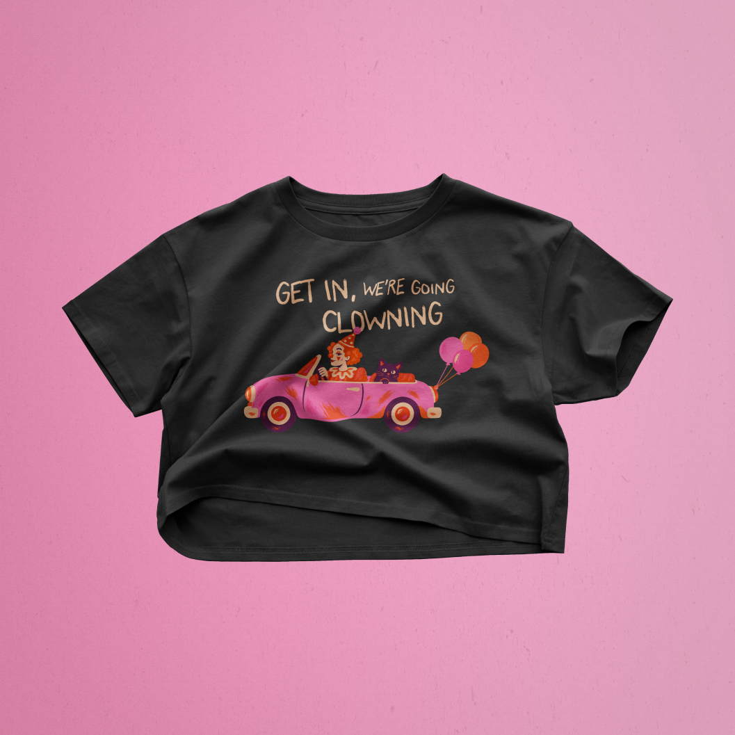 Going Clowning Crop Top