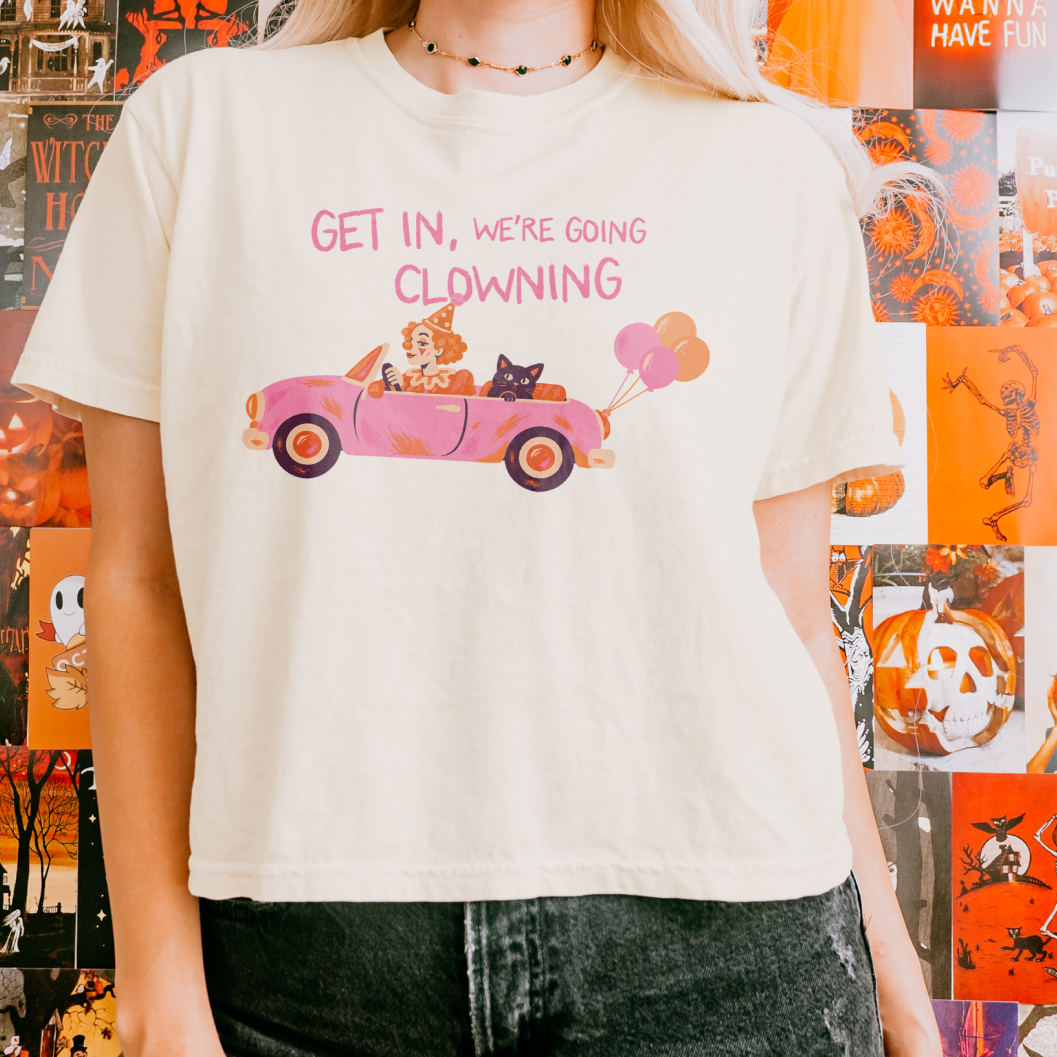 Going Clowning Crop Top
