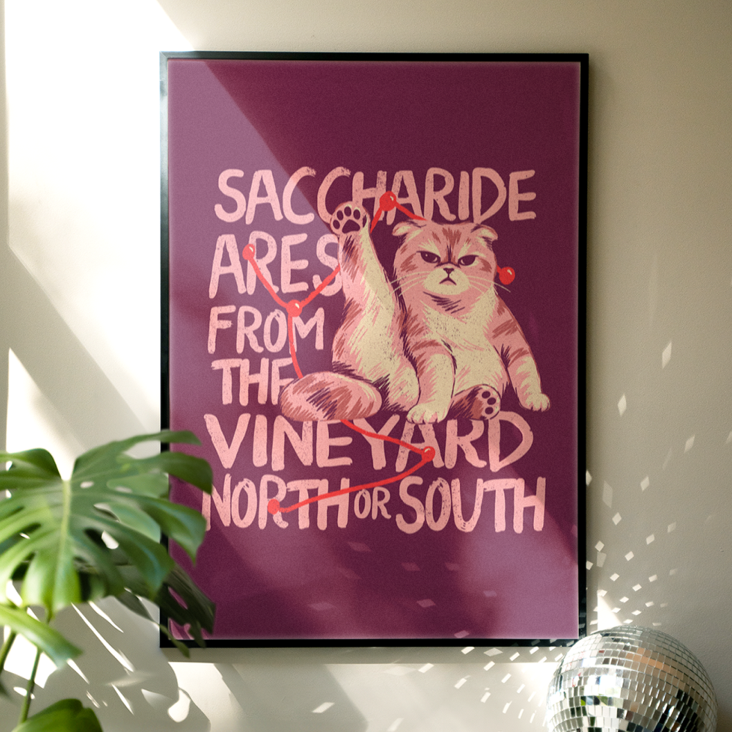 Saccharide, Ares, From the Vineyard, North or South Poster