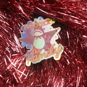 Protect the Family Holographic Sticker