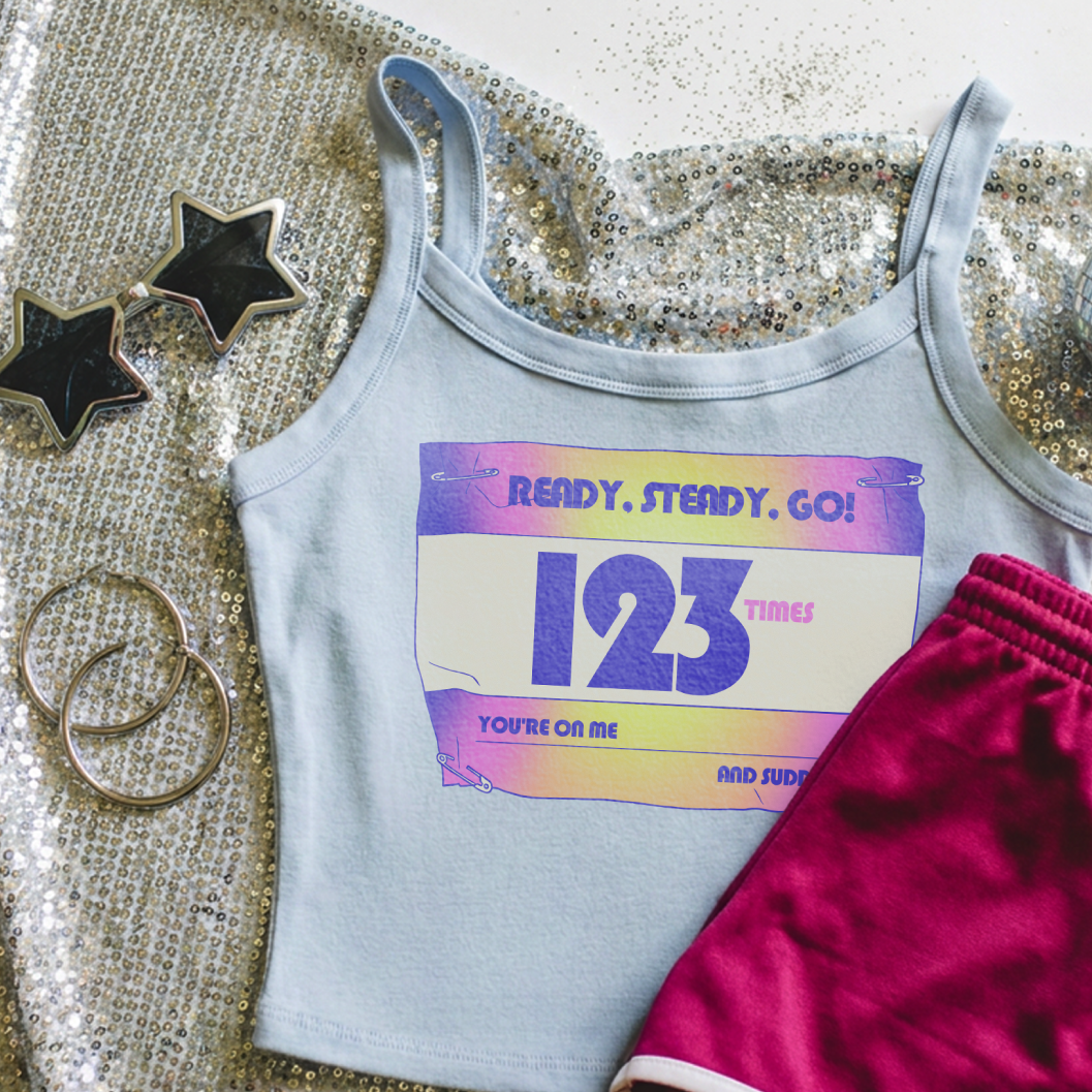 Ready, Steady, Go Cropped Tank