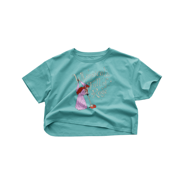 Whimsical & Full of Rage Crop Top