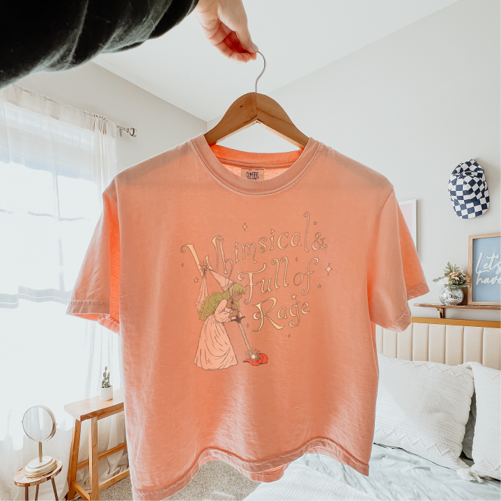 Whimsical & Full of Rage Crop Top