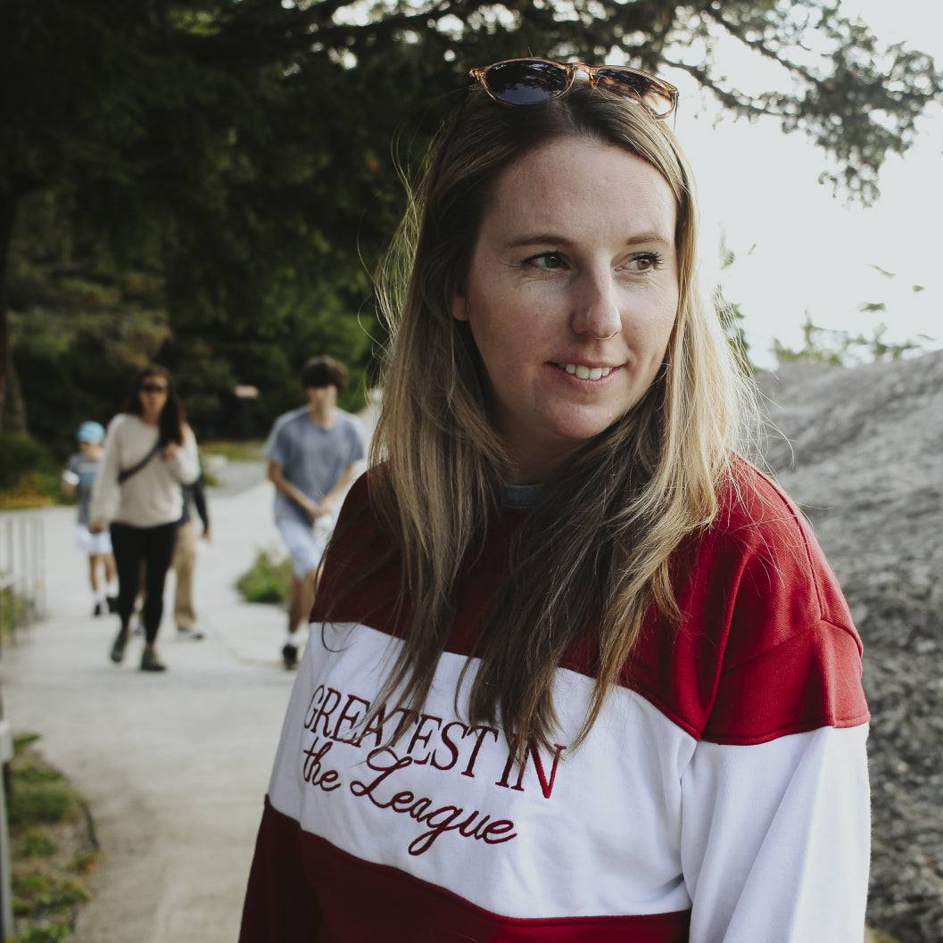 Red Game Day Classic Varsity Crewneck