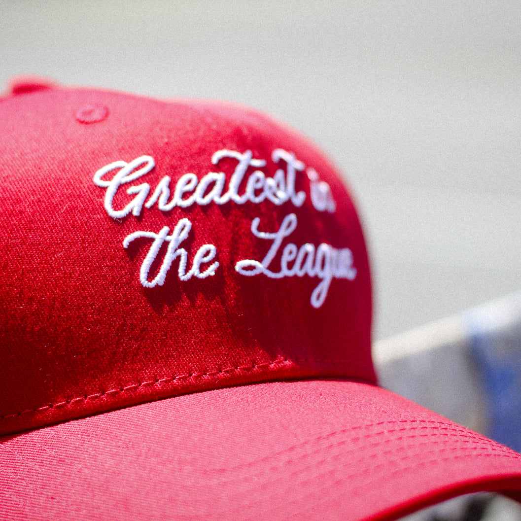 Greatest in The League Red Bow Hat