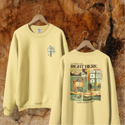 Right Here Lightweight Crewneck
