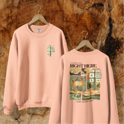 Right Here Lightweight Crewneck