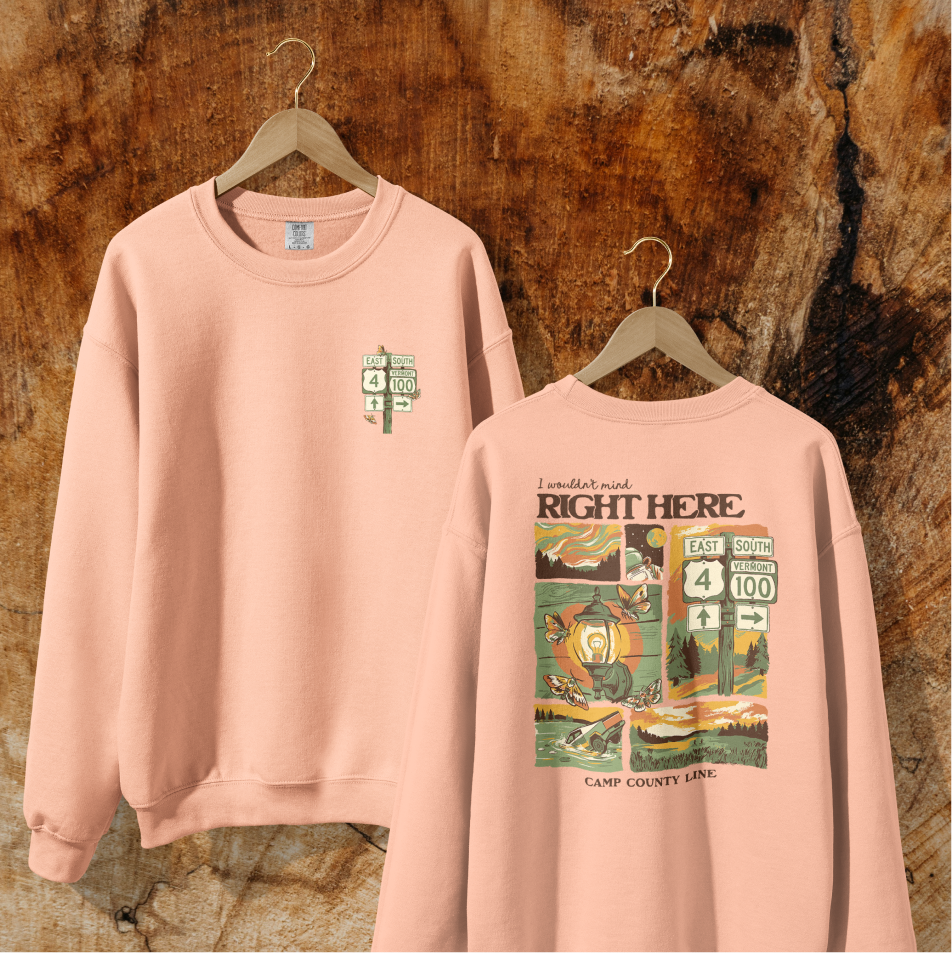 Right Here Lightweight Crewneck