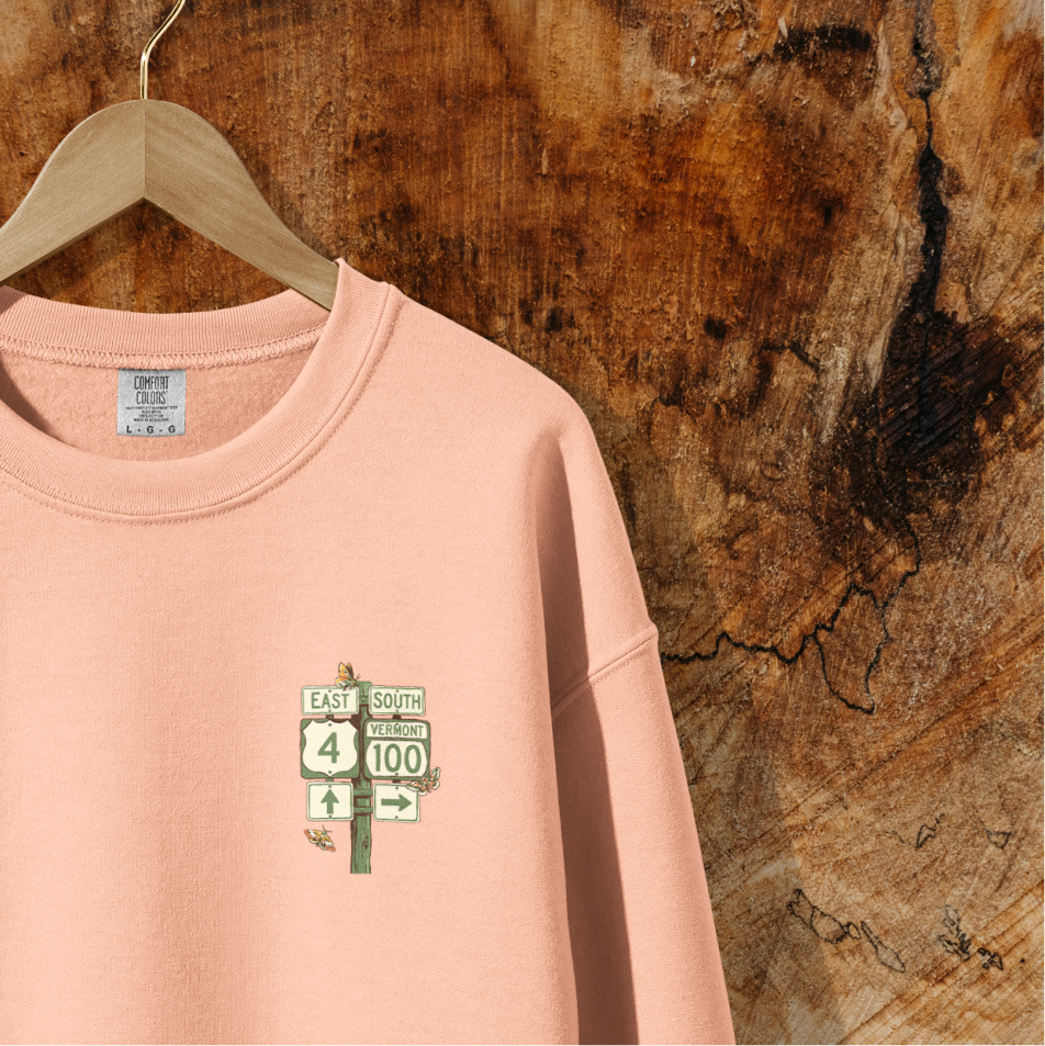 Right Here Lightweight Crewneck
