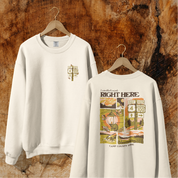 Right Here Lightweight Crewneck