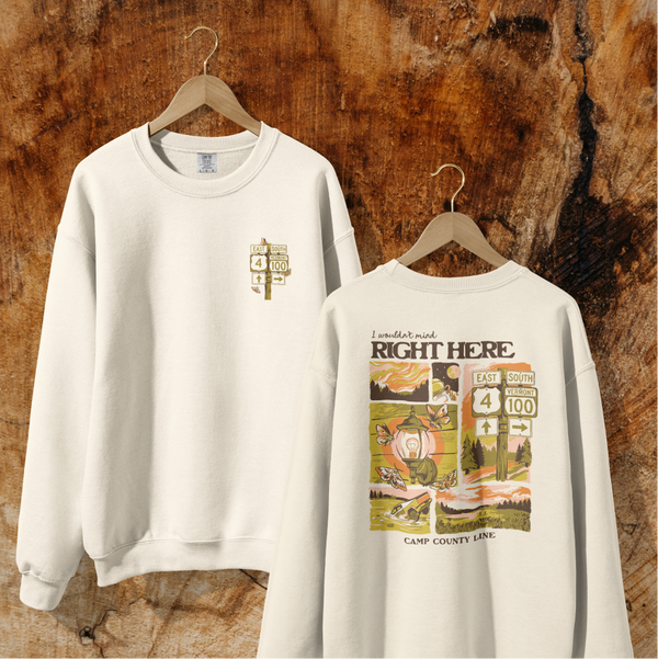Right Here Lightweight Crewneck