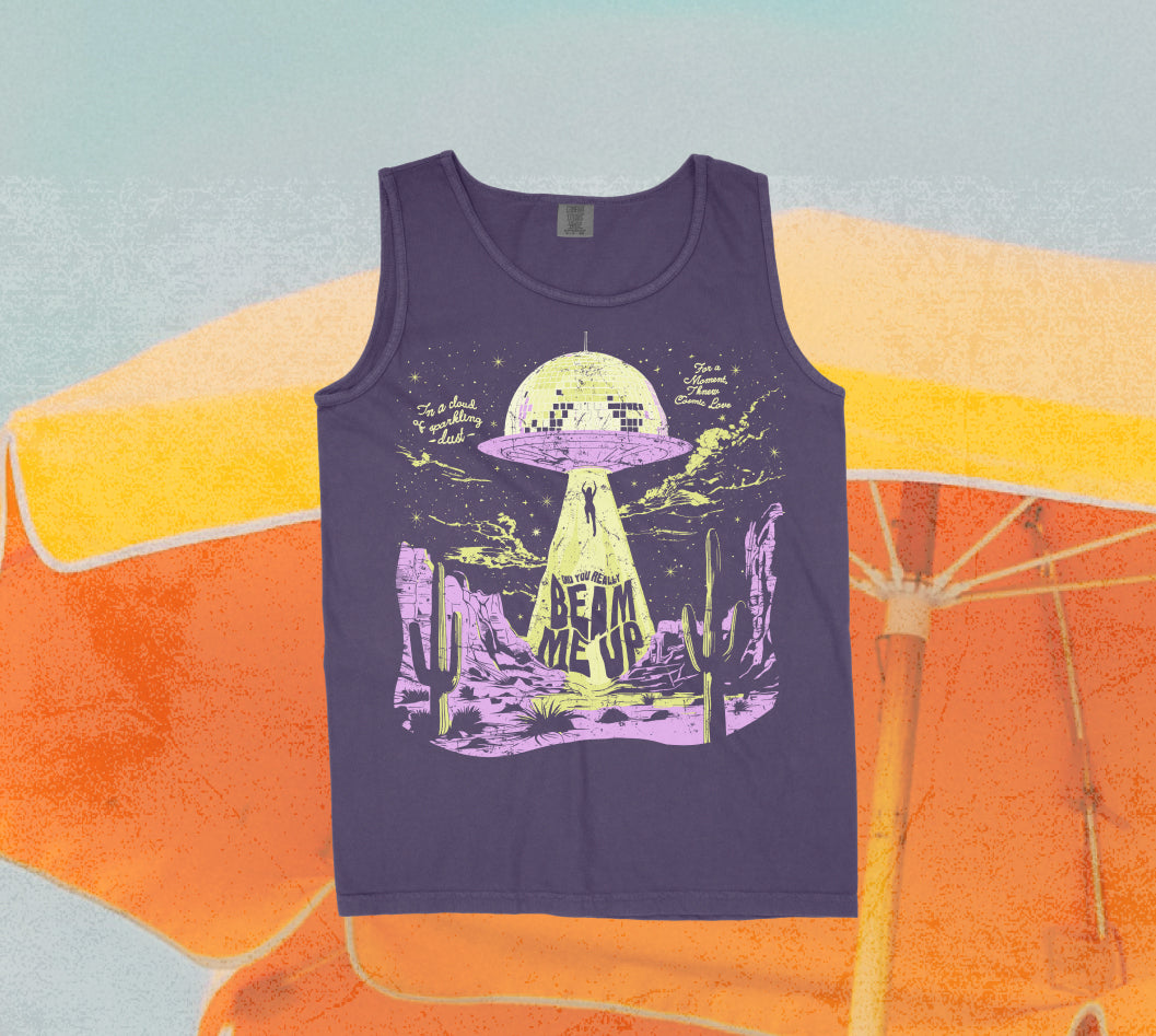 Beam Me Up Comfort Colors Tank Top