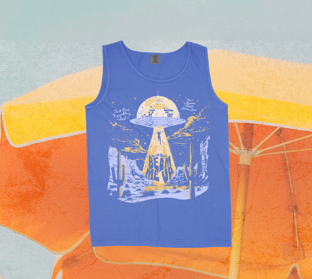 Beam Me Up Comfort Colors Tank Top