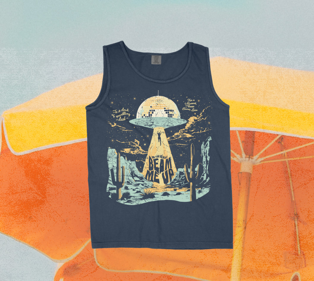 Beam Me Up Comfort Colors Tank Top