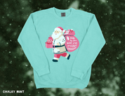 Bejeweled Santa Crewneck
