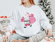 Bejeweled Santa Crewneck